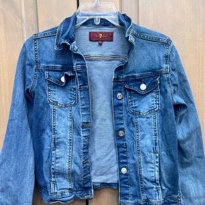 7 for All Mankind size Large youth denim jacket